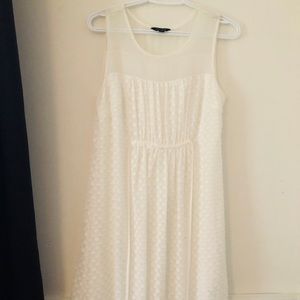 White maternity dress